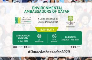 Environmental Ambassadors of Qatar-Application open