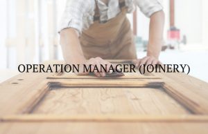 Operations Manager (Joinery)
