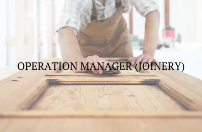 Operations Manager (Joinery)