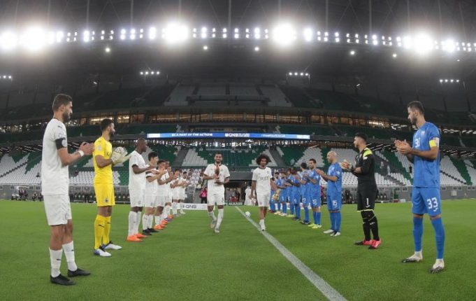 Education City Stadium hosts first football match