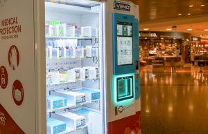 HIA installs vending machines with PPE including face masks and sanitizers