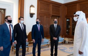 HH The Amir Receives Delegation of the US. Congress