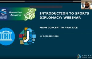 Webinar organised by Josoor Institute, Generation Amazing and UNESCO shines a light on the power of sport