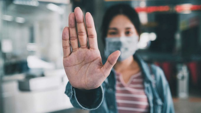 Authorities act against 164 people for not wearing masks