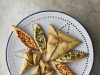 Lebanese Fatayer with Spinach and Labneh Fillings