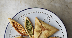 Lebanese Fatayer with Spinach and Labneh Fillings