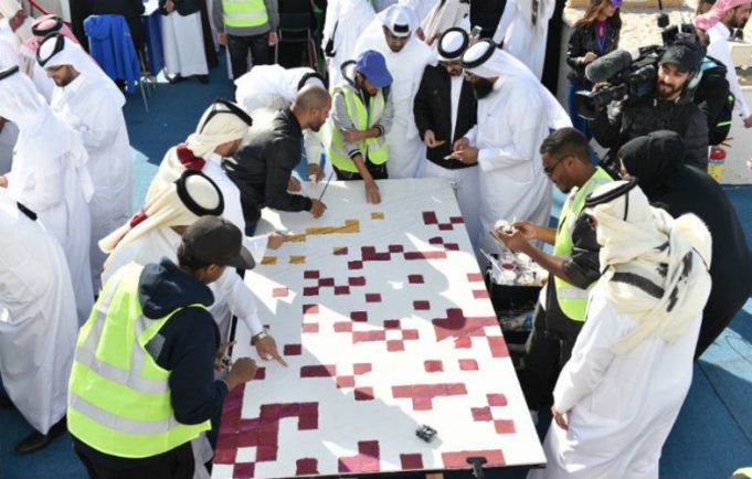 Most contributions to a painting by numbers