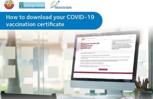 How to download vaccination certificate in Qatar?