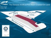 Deepest Artificial Port Basin Created on Land