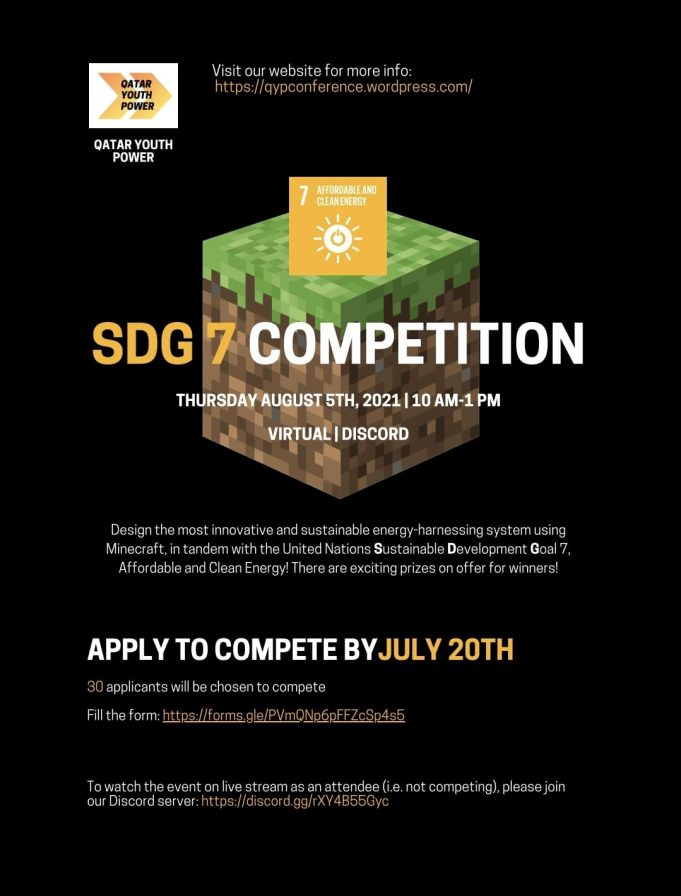 SDG 7 Competition by Qatar Youth Power