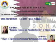 Oneness Meditation Qatar-Group Meditation and Wisdom sharing sessions